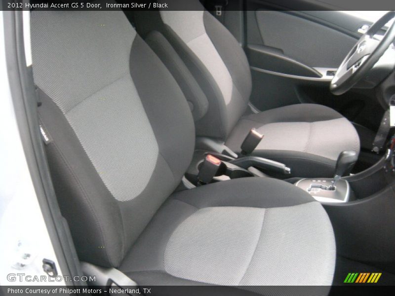 Ironman Silver / Black 2012 Hyundai Accent GS 5 Door