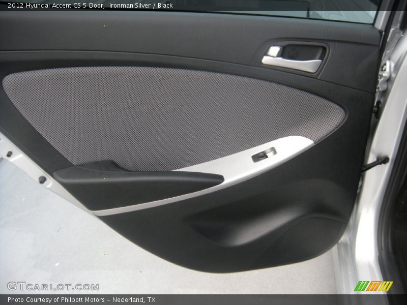 Ironman Silver / Black 2012 Hyundai Accent GS 5 Door