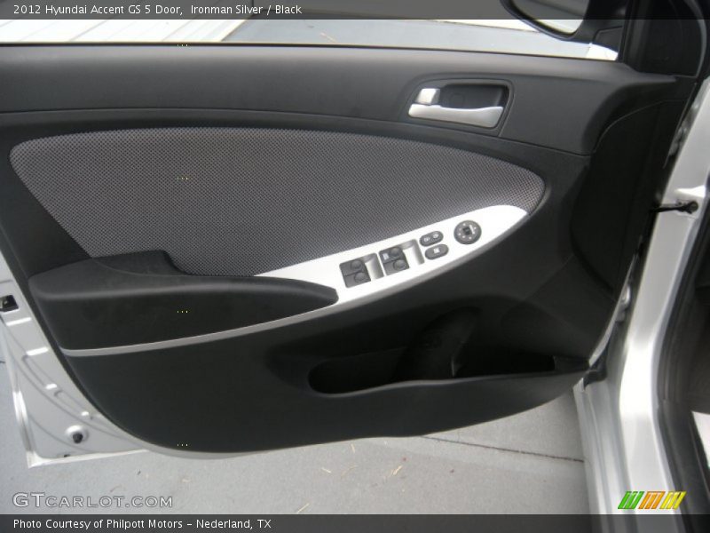 Ironman Silver / Black 2012 Hyundai Accent GS 5 Door