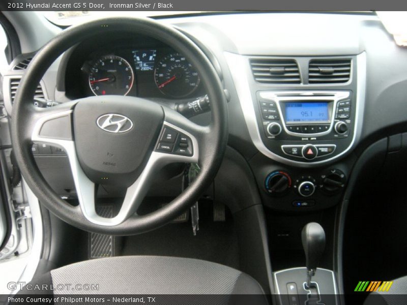 Ironman Silver / Black 2012 Hyundai Accent GS 5 Door