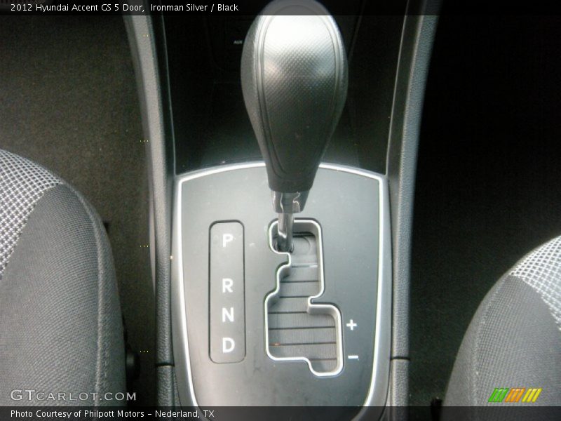 Ironman Silver / Black 2012 Hyundai Accent GS 5 Door