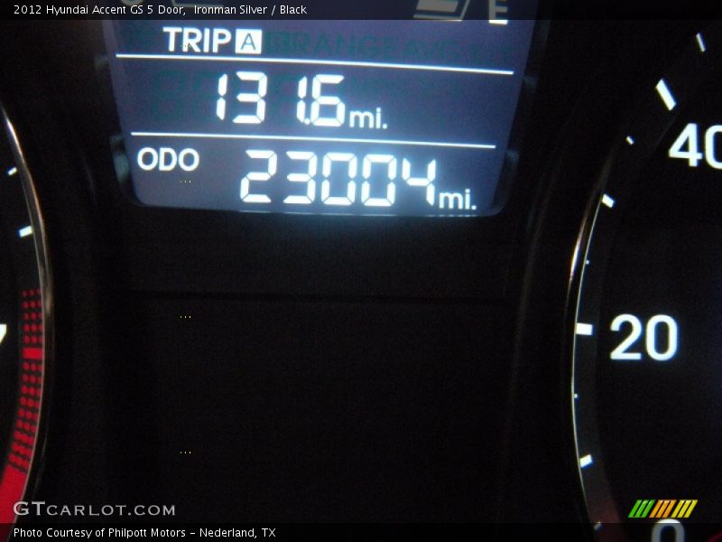 Ironman Silver / Black 2012 Hyundai Accent GS 5 Door