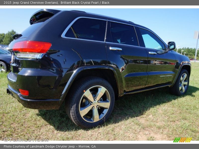 Brilliant Black Crystal Pearl / Black 2015 Jeep Grand Cherokee Overland