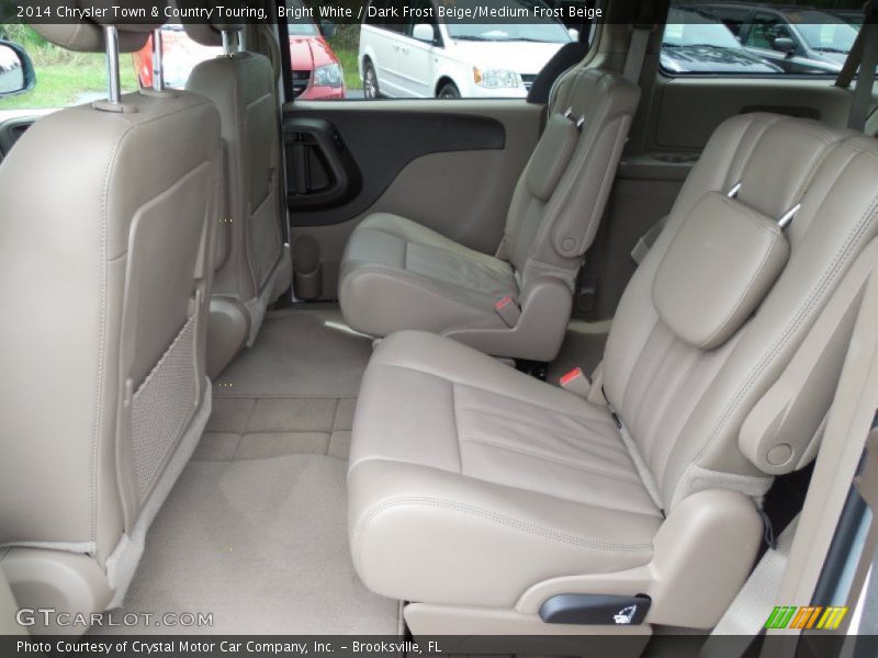 Bright White / Dark Frost Beige/Medium Frost Beige 2014 Chrysler Town & Country Touring