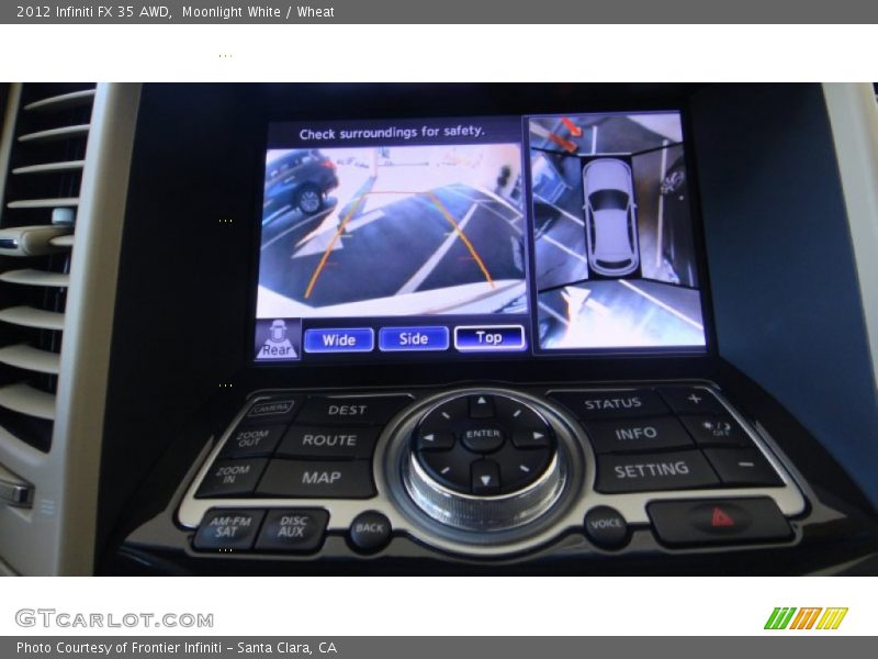 Moonlight White / Wheat 2012 Infiniti FX 35 AWD