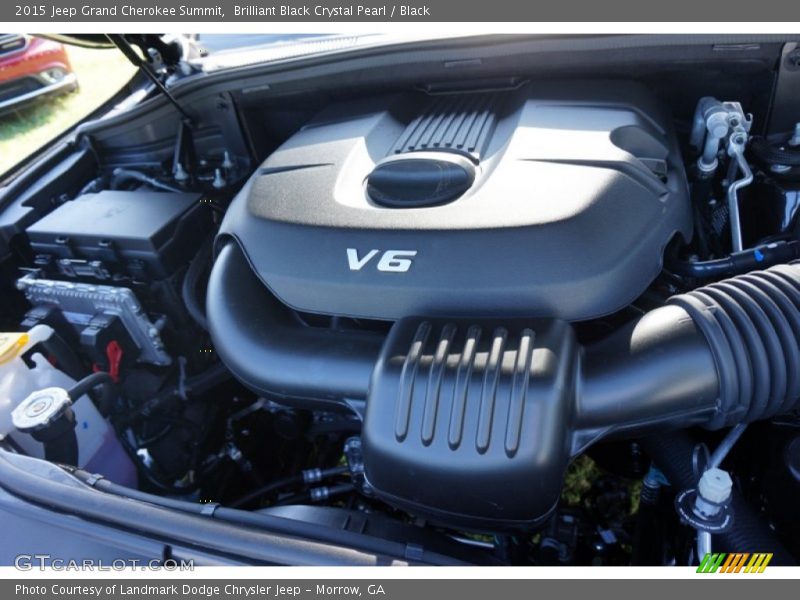 Brilliant Black Crystal Pearl / Black 2015 Jeep Grand Cherokee Summit