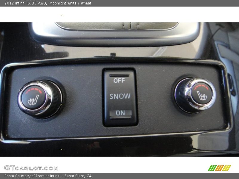Moonlight White / Wheat 2012 Infiniti FX 35 AWD