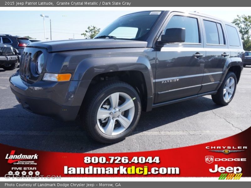 Granite Crystal Metallic / Dark Slate Gray 2015 Jeep Patriot Latitude