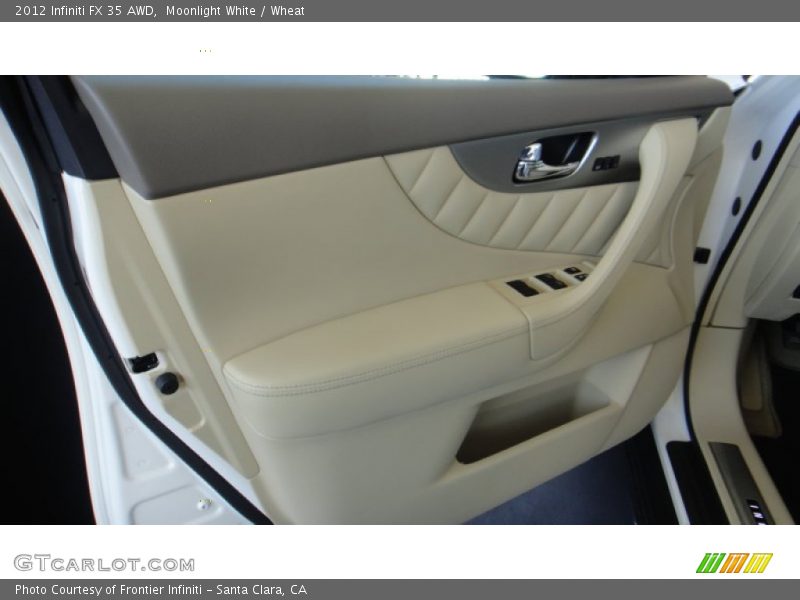 Moonlight White / Wheat 2012 Infiniti FX 35 AWD