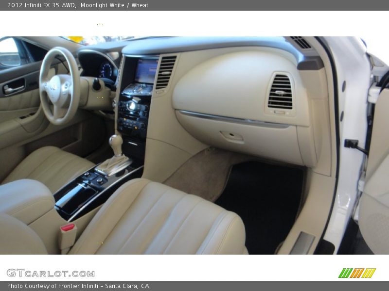 Moonlight White / Wheat 2012 Infiniti FX 35 AWD