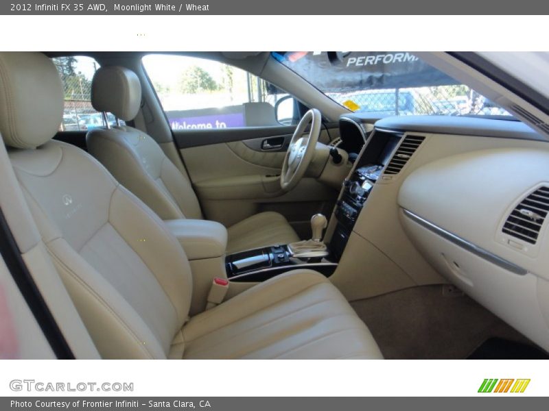 Moonlight White / Wheat 2012 Infiniti FX 35 AWD