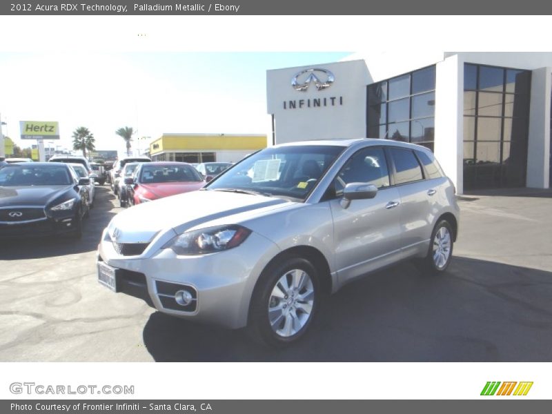 Palladium Metallic / Ebony 2012 Acura RDX Technology