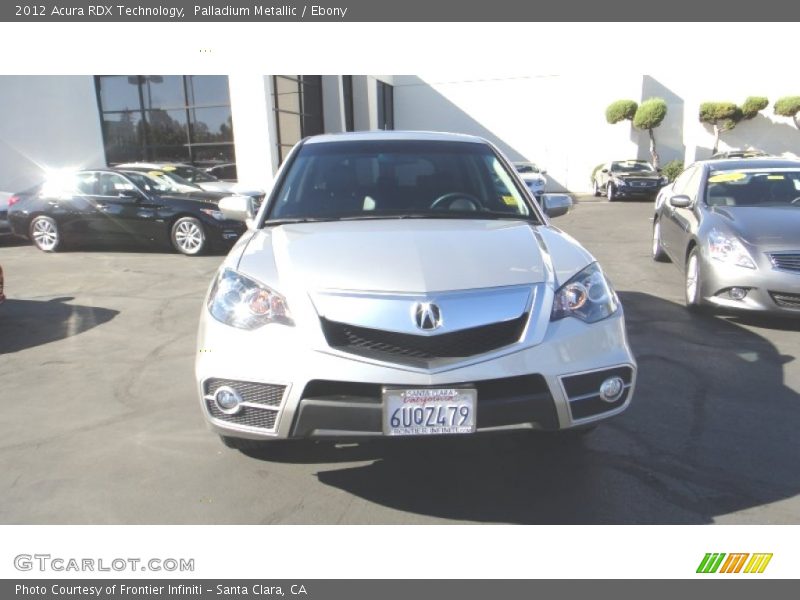 Palladium Metallic / Ebony 2012 Acura RDX Technology