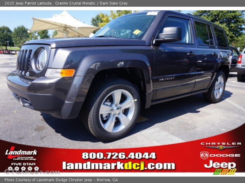Granite Crystal Metallic / Dark Slate Gray 2015 Jeep Patriot Latitude