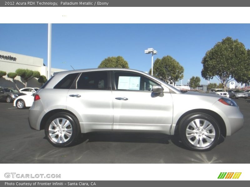 Palladium Metallic / Ebony 2012 Acura RDX Technology