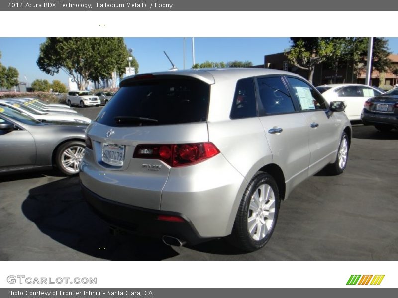 Palladium Metallic / Ebony 2012 Acura RDX Technology
