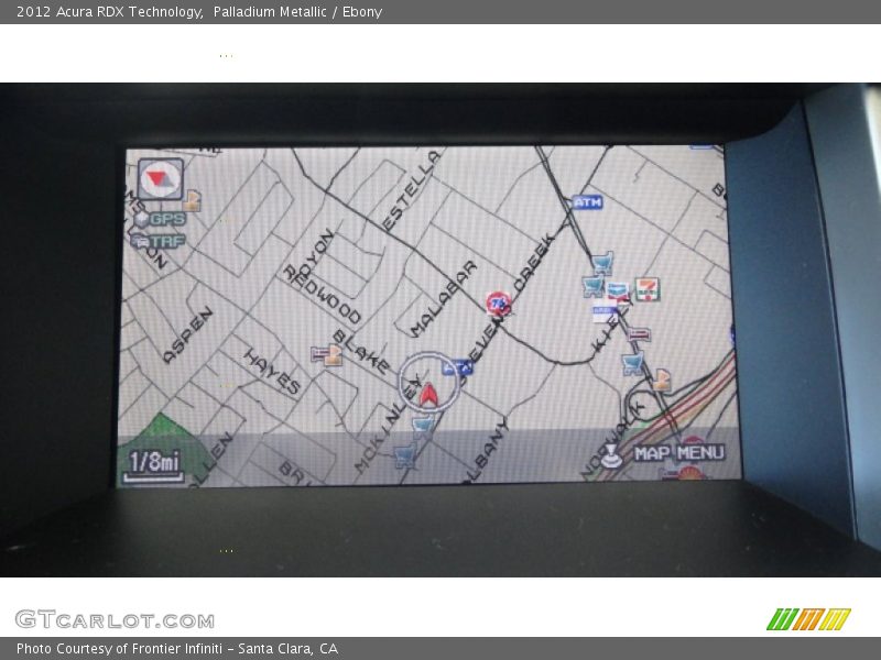 Palladium Metallic / Ebony 2012 Acura RDX Technology