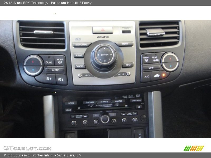 Palladium Metallic / Ebony 2012 Acura RDX Technology