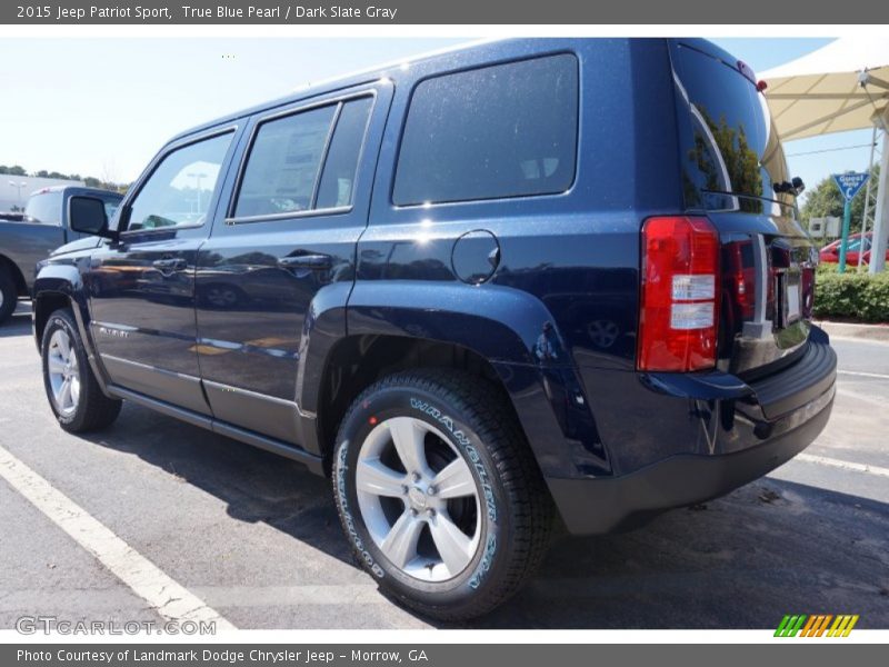 True Blue Pearl / Dark Slate Gray 2015 Jeep Patriot Sport