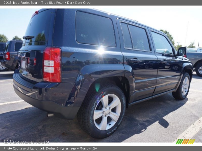 True Blue Pearl / Dark Slate Gray 2015 Jeep Patriot Sport