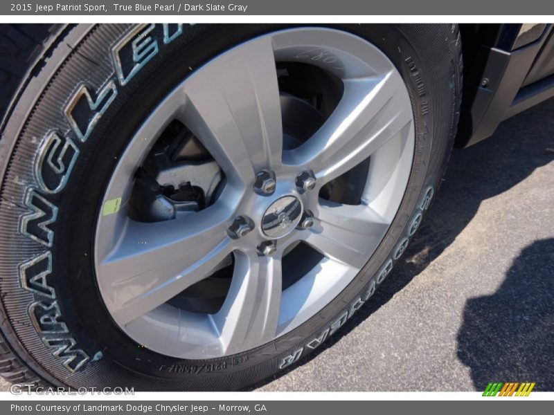 True Blue Pearl / Dark Slate Gray 2015 Jeep Patriot Sport