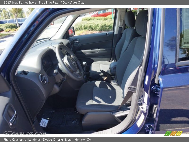 True Blue Pearl / Dark Slate Gray 2015 Jeep Patriot Sport