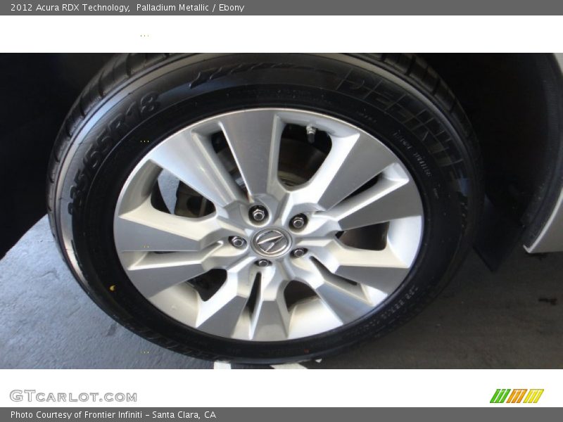 Palladium Metallic / Ebony 2012 Acura RDX Technology