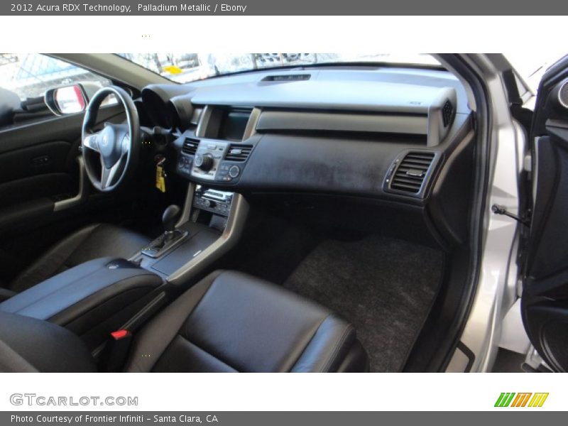 Palladium Metallic / Ebony 2012 Acura RDX Technology