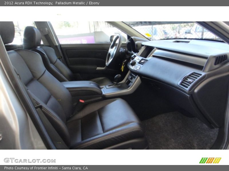 Palladium Metallic / Ebony 2012 Acura RDX Technology