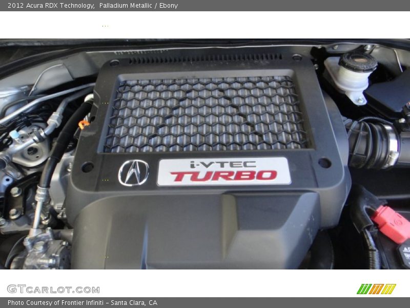 Palladium Metallic / Ebony 2012 Acura RDX Technology