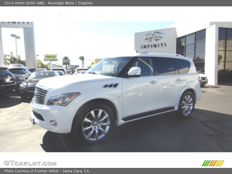 Front 3/4 View of 2014 QX80 AWD