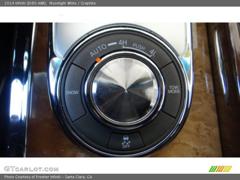 Moonlight White / Graphite 2014 Infiniti QX80 AWD