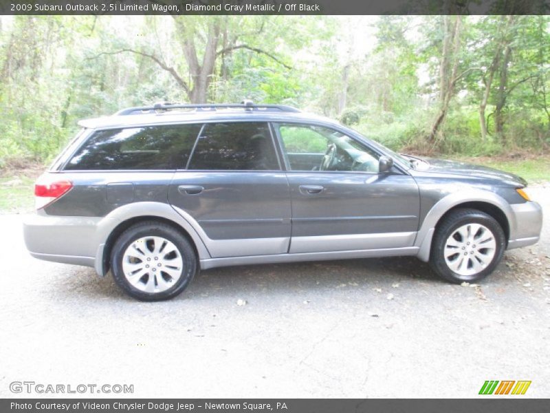 Diamond Gray Metallic / Off Black 2009 Subaru Outback 2.5i Limited Wagon