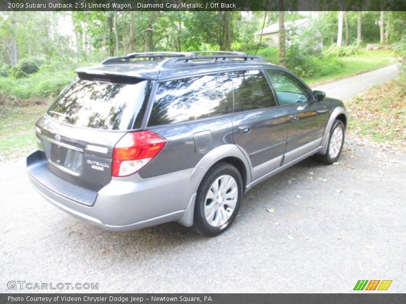 Diamond Gray Metallic / Off Black 2009 Subaru Outback 2.5i Limited Wagon
