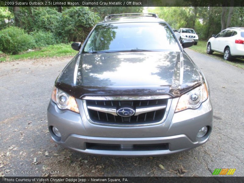 Diamond Gray Metallic / Off Black 2009 Subaru Outback 2.5i Limited Wagon