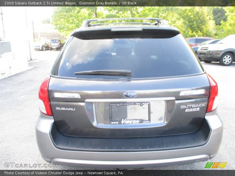 Diamond Gray Metallic / Off Black 2009 Subaru Outback 2.5i Limited Wagon