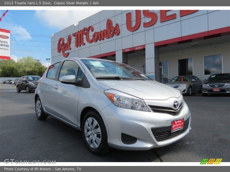 Classic Silver Metallic / Ash 2013 Toyota Yaris L 5 Door