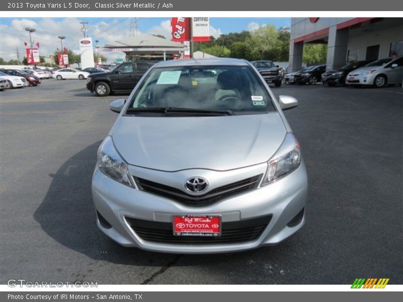 Classic Silver Metallic / Ash 2013 Toyota Yaris L 5 Door