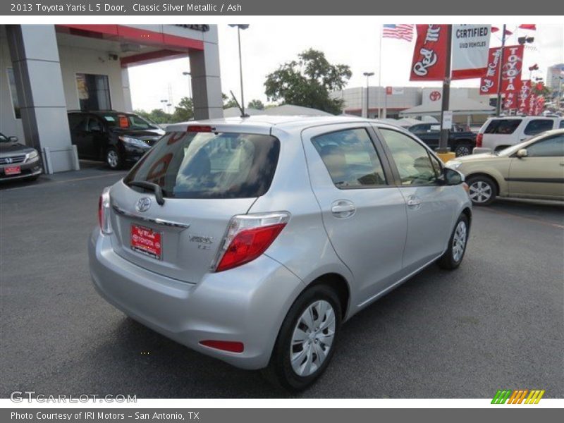 Classic Silver Metallic / Ash 2013 Toyota Yaris L 5 Door