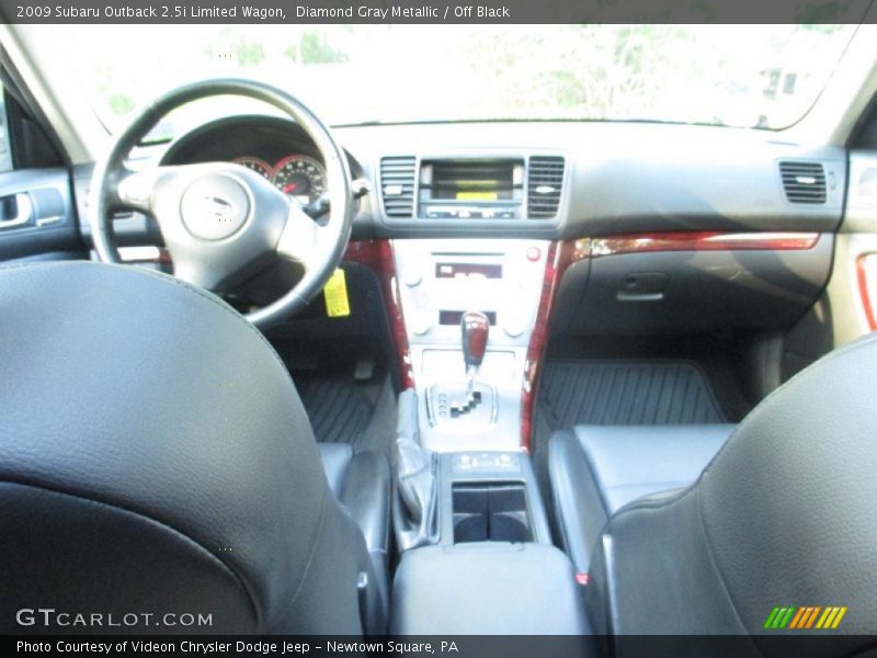 Diamond Gray Metallic / Off Black 2009 Subaru Outback 2.5i Limited Wagon