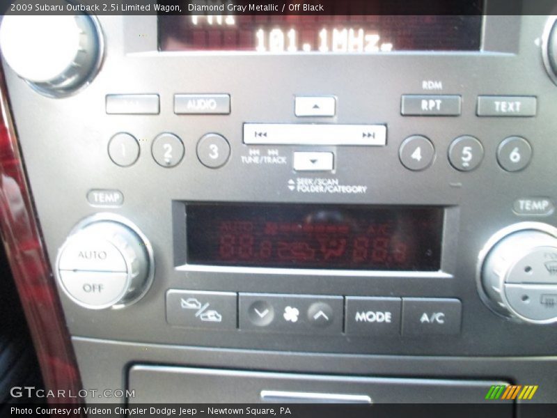 Diamond Gray Metallic / Off Black 2009 Subaru Outback 2.5i Limited Wagon