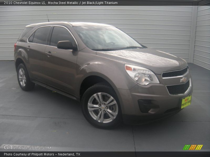 Mocha Steel Metallic / Jet Black/Light Titanium 2010 Chevrolet Equinox LS