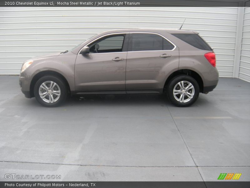 Mocha Steel Metallic / Jet Black/Light Titanium 2010 Chevrolet Equinox LS