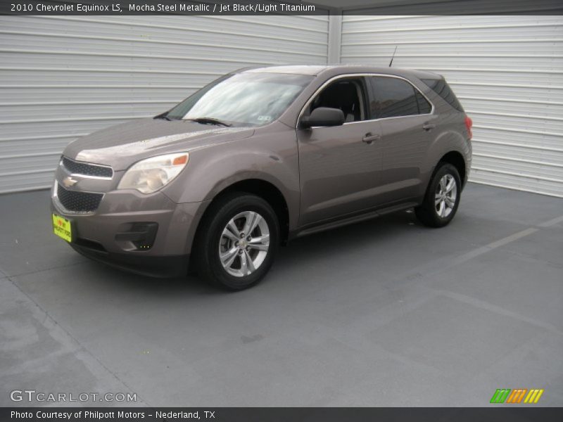 Mocha Steel Metallic / Jet Black/Light Titanium 2010 Chevrolet Equinox LS