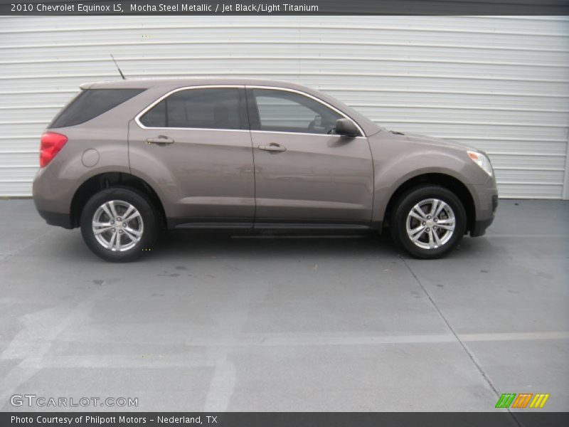 Mocha Steel Metallic / Jet Black/Light Titanium 2010 Chevrolet Equinox LS