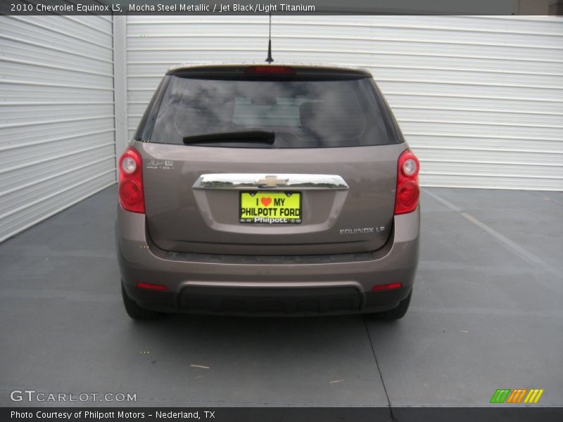 Mocha Steel Metallic / Jet Black/Light Titanium 2010 Chevrolet Equinox LS