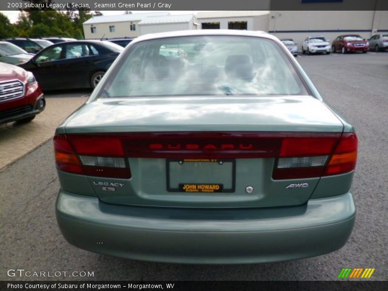 Seamist Green Pearl / Gray 2003 Subaru Legacy L Sedan