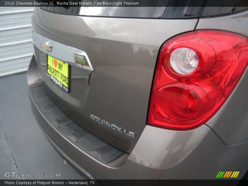 Mocha Steel Metallic / Jet Black/Light Titanium 2010 Chevrolet Equinox LS