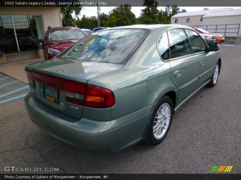 Seamist Green Pearl / Gray 2003 Subaru Legacy L Sedan
