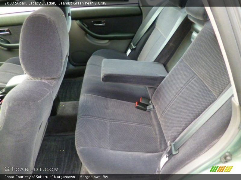 Seamist Green Pearl / Gray 2003 Subaru Legacy L Sedan